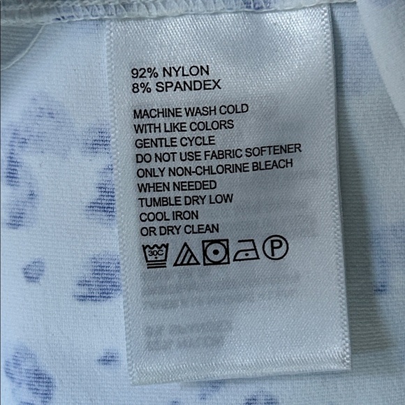 Tommy Bahama Islandzone Aubrey Blue white sleeveless dress pockets ladies medium - Picture 8 of 11